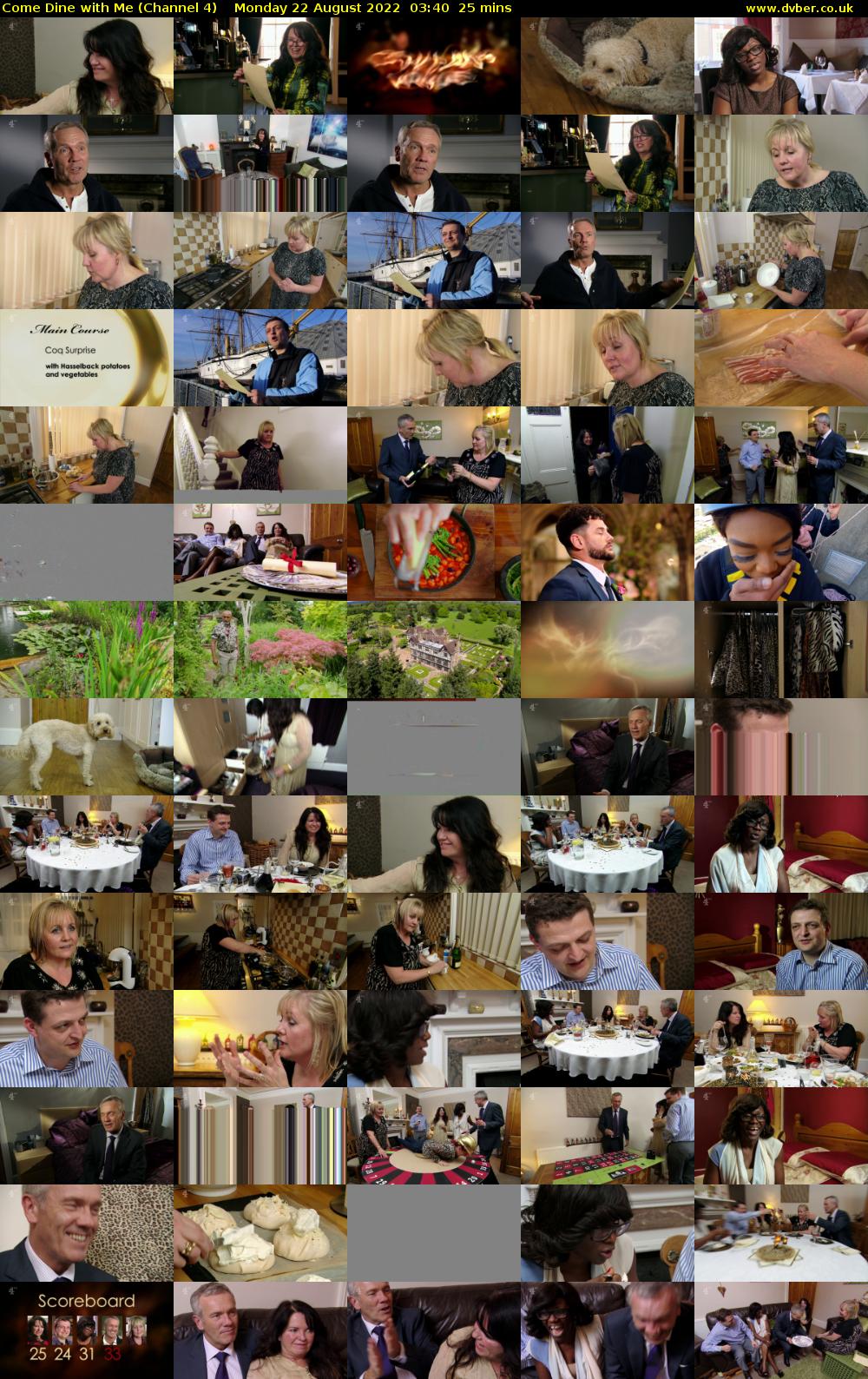 Come Dine with Me (Channel 4) Monday 22 August 2022 03:40 - 04:05