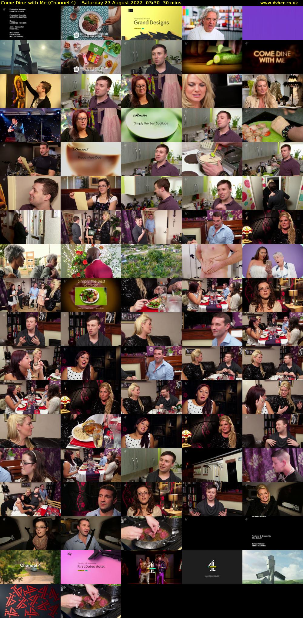 Come Dine with Me (Channel 4) Saturday 27 August 2022 03:30 - 04:00