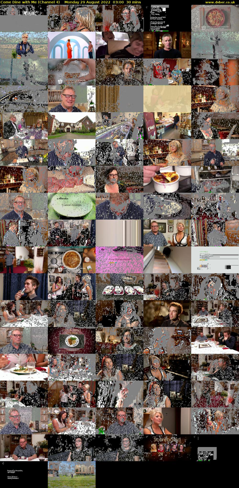 Come Dine with Me (Channel 4) Monday 29 August 2022 03:00 - 03:30