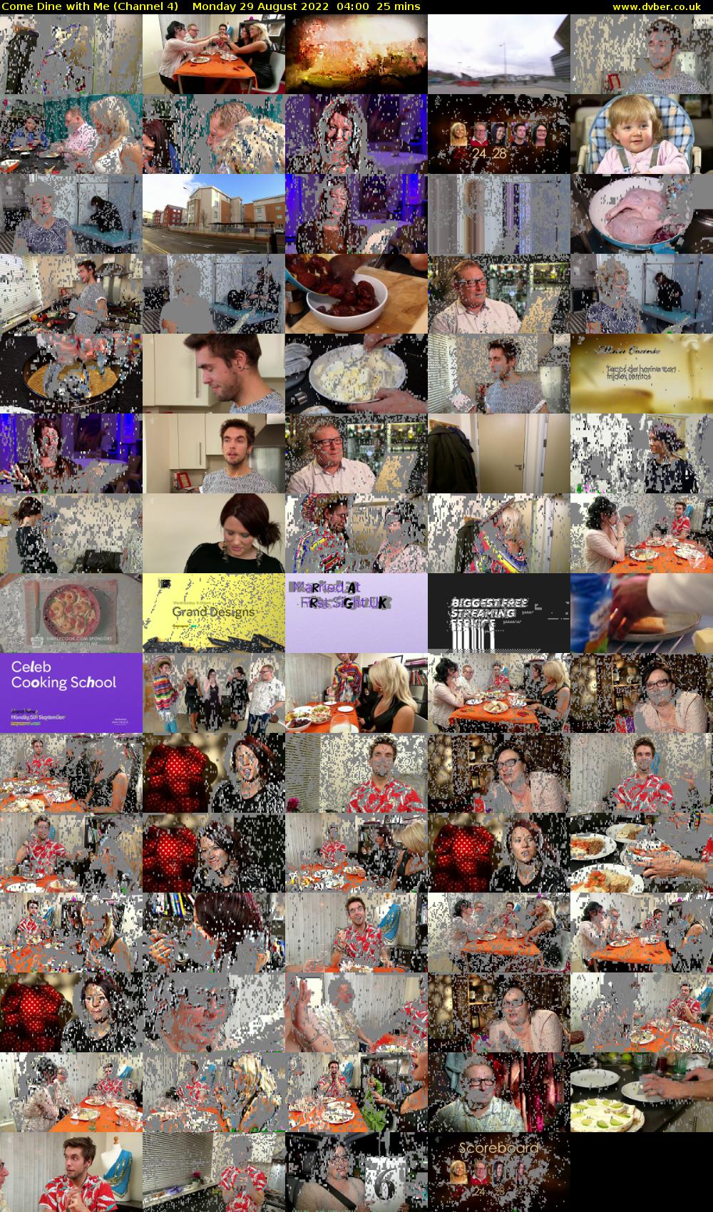 Come Dine with Me (Channel 4) Monday 29 August 2022 04:00 - 04:25
