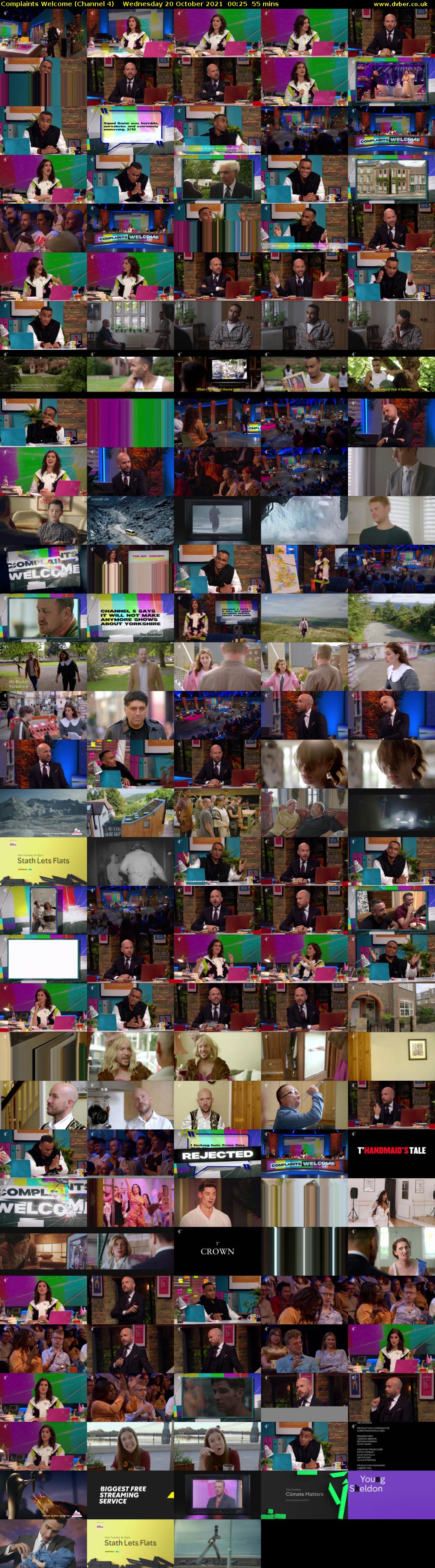 Complaints Welcome (Channel 4) Wednesday 20 October 2021 00:25 - 01:20