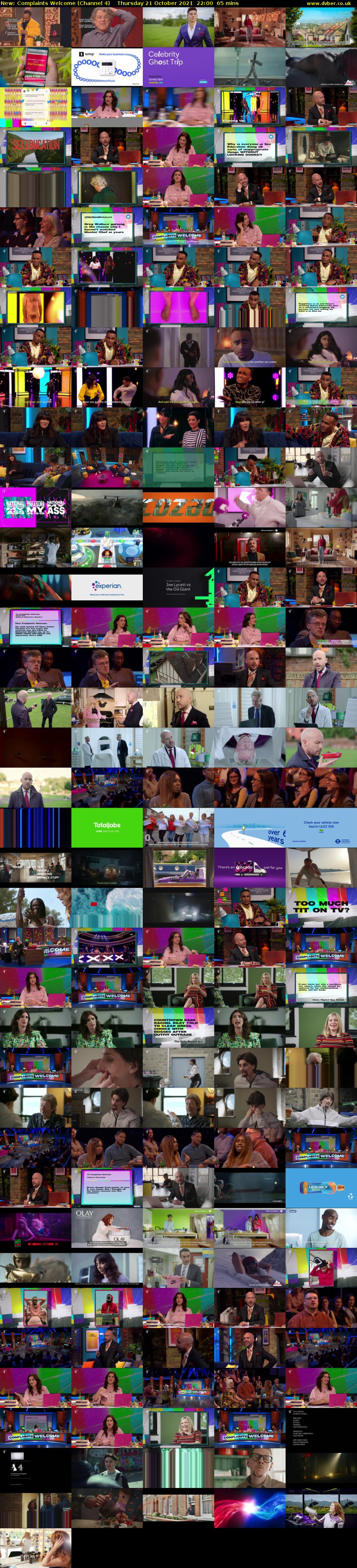 Complaints Welcome (Channel 4) Thursday 21 October 2021 22:00 - 23:05