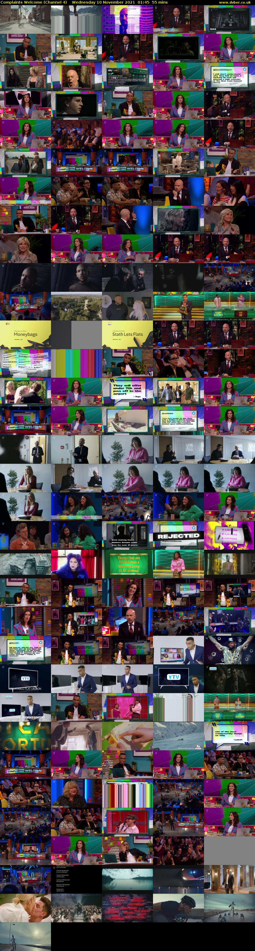 Complaints Welcome (Channel 4) Wednesday 10 November 2021 01:45 - 02:40