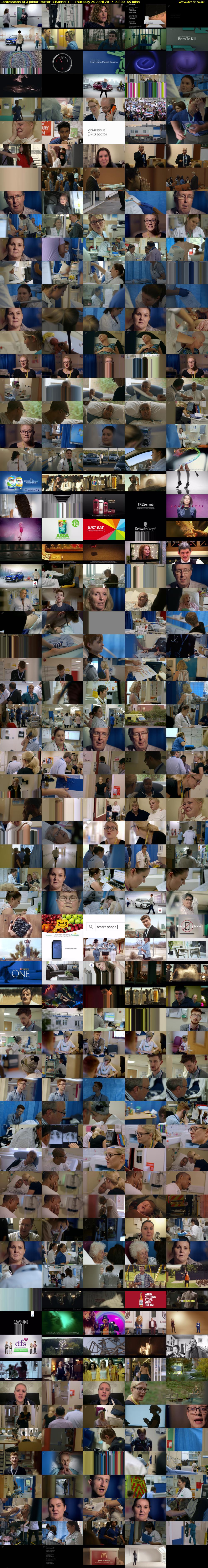 Confessions of a Junior Doctor (Channel 4) Thursday 20 April 2017 23:00 - 00:05