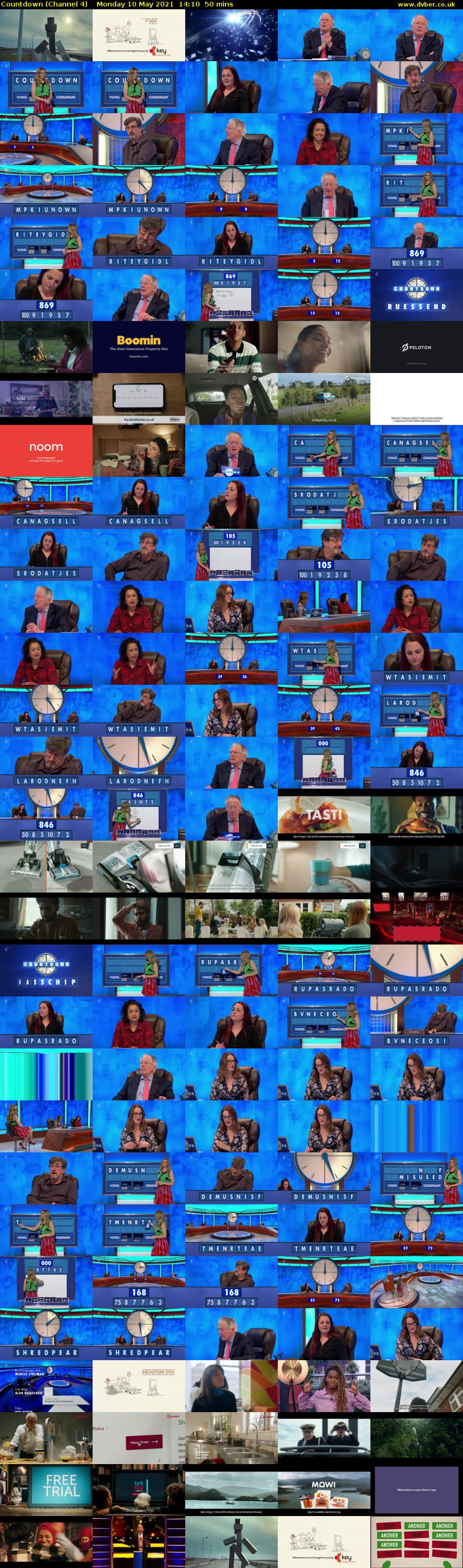 Countdown (Channel 4) Monday 10 May 2021 14:10 - 15:00
