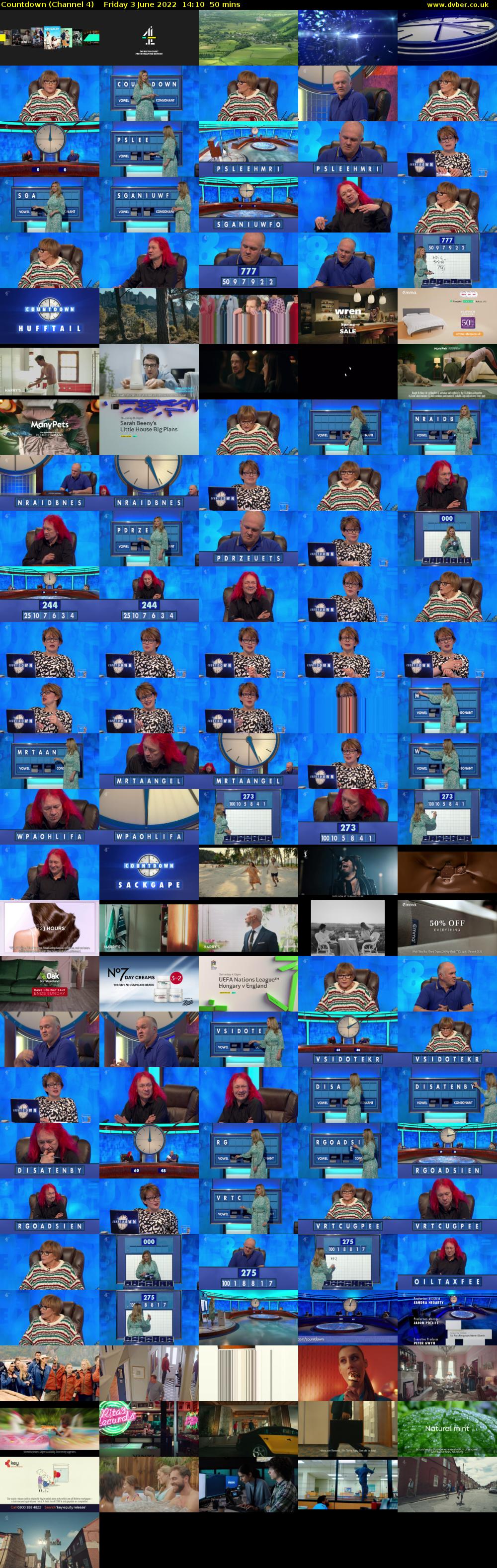 Countdown (Channel 4) Friday 3 June 2022 14:10 - 15:00