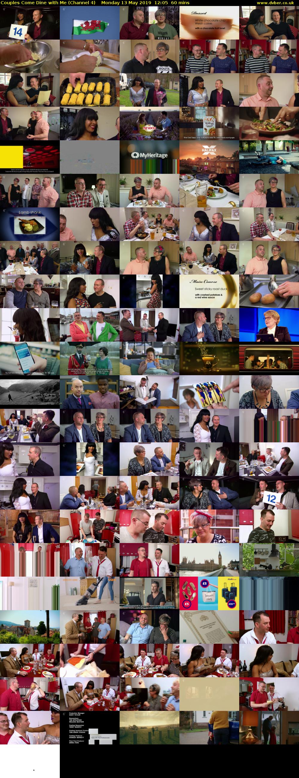 Couples Come Dine with Me (Channel 4) Monday 13 May 2019 12:05 - 13:05
