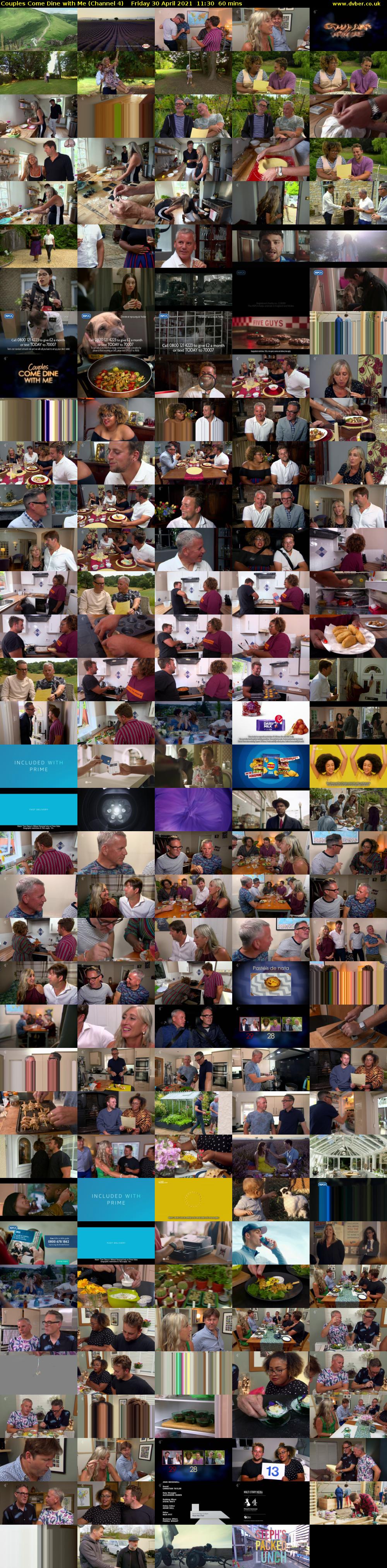 Couples Come Dine with Me (Channel 4) Friday 30 April 2021 11:30 - 12:30