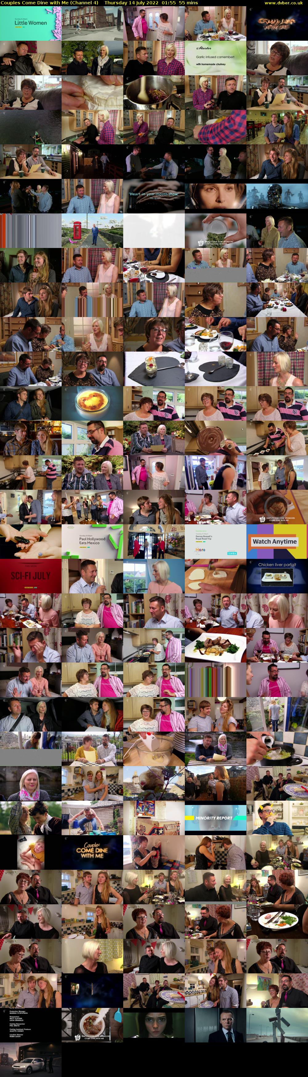 Couples Come Dine with Me (Channel 4) Thursday 14 July 2022 01:55 - 02:50