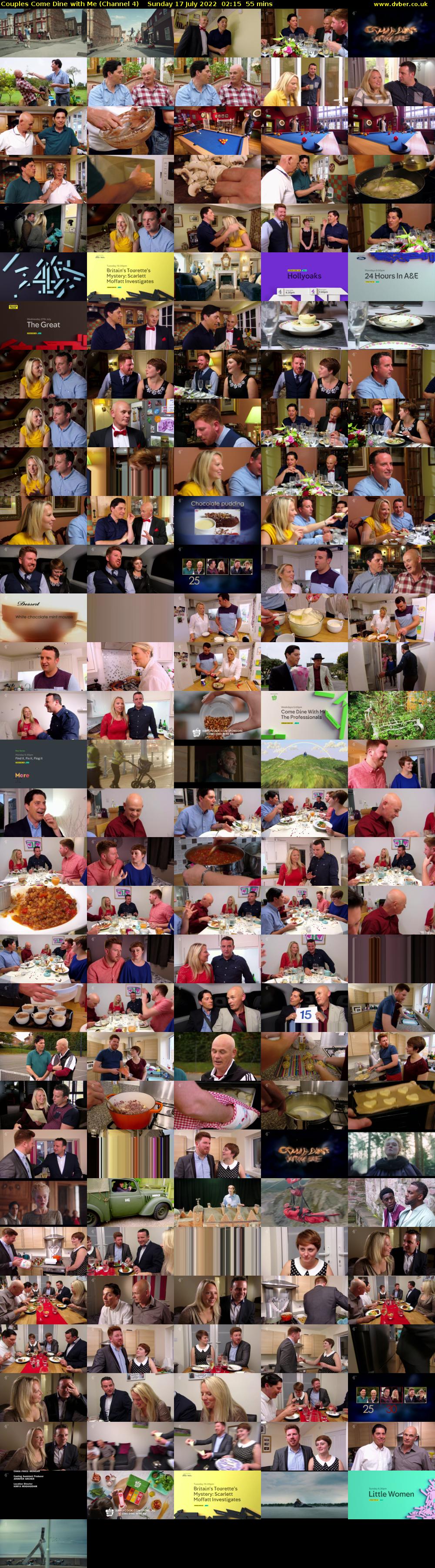 Couples Come Dine with Me (Channel 4) Sunday 17 July 2022 02:15 - 03:10