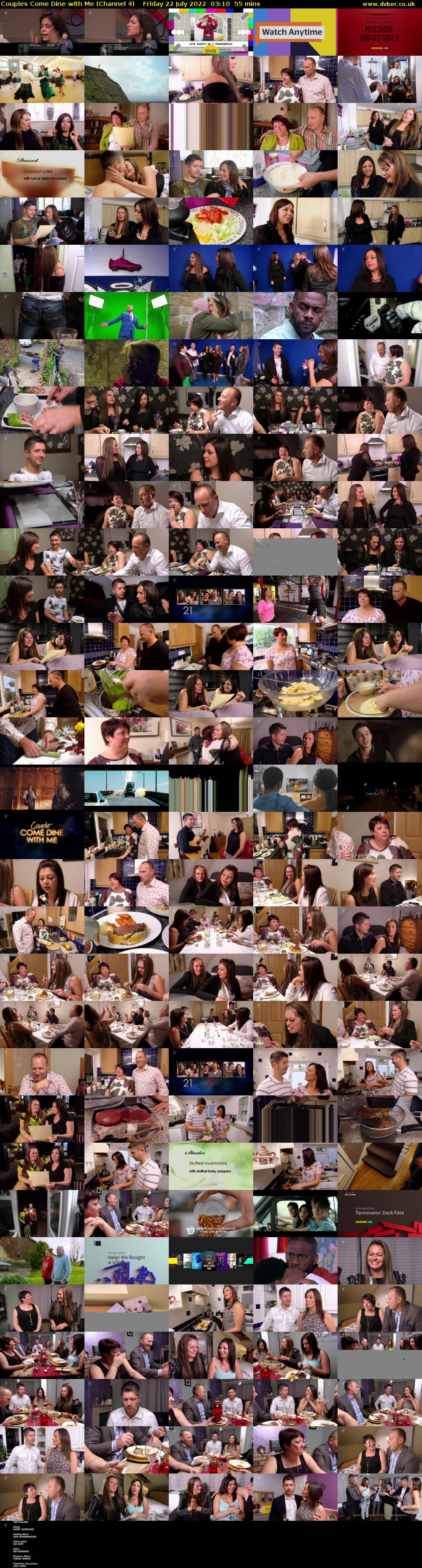 Couples Come Dine with Me (Channel 4) Friday 22 July 2022 03:10 - 04:05