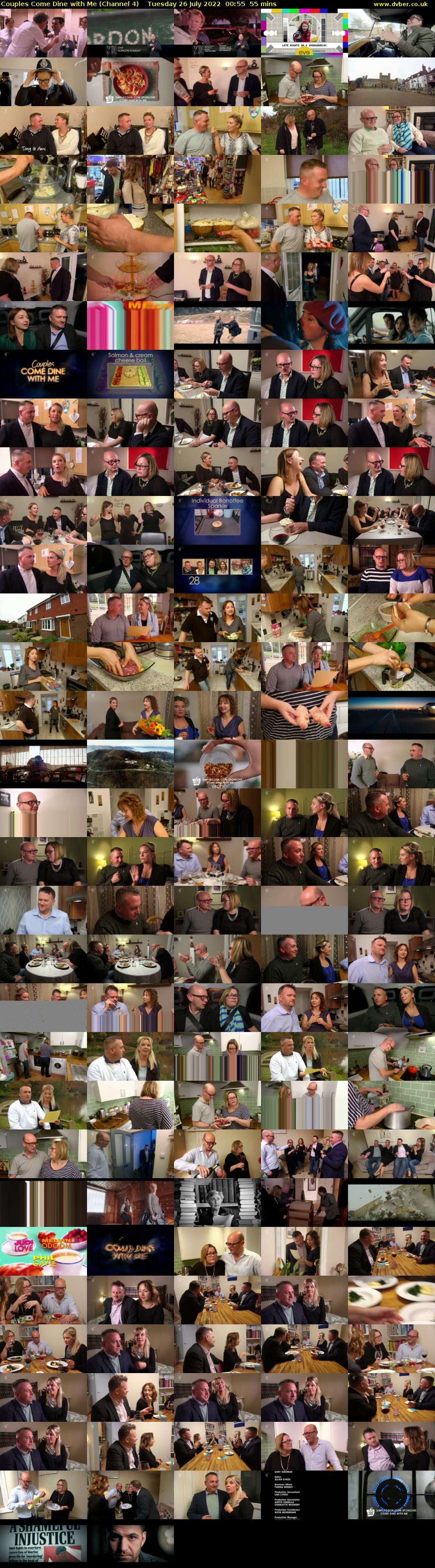 Couples Come Dine with Me (Channel 4) Tuesday 26 July 2022 00:55 - 01:50