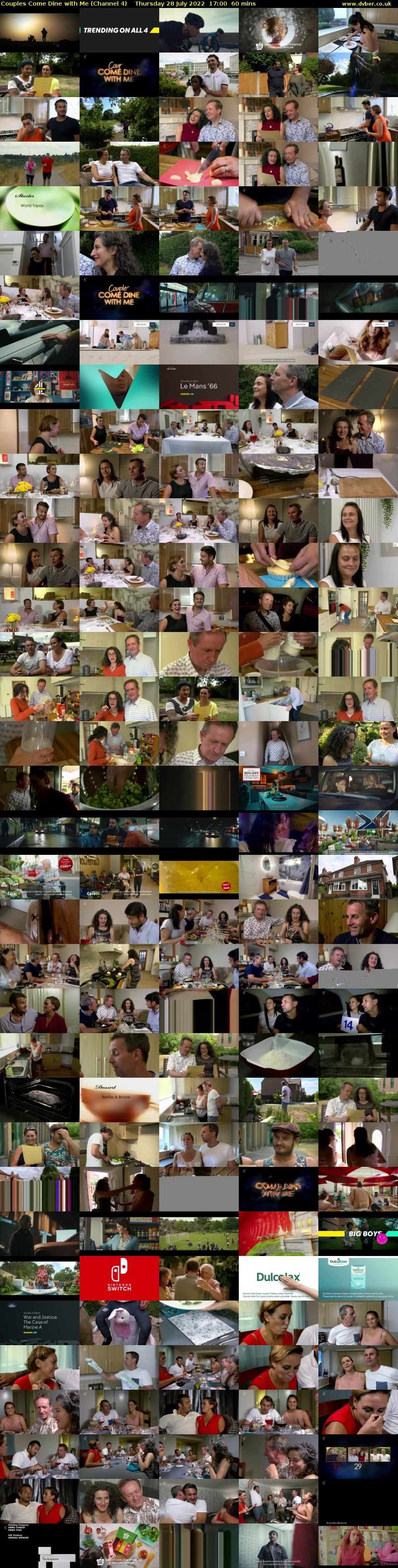 Couples Come Dine with Me (Channel 4) Thursday 28 July 2022 17:00 - 18:00
