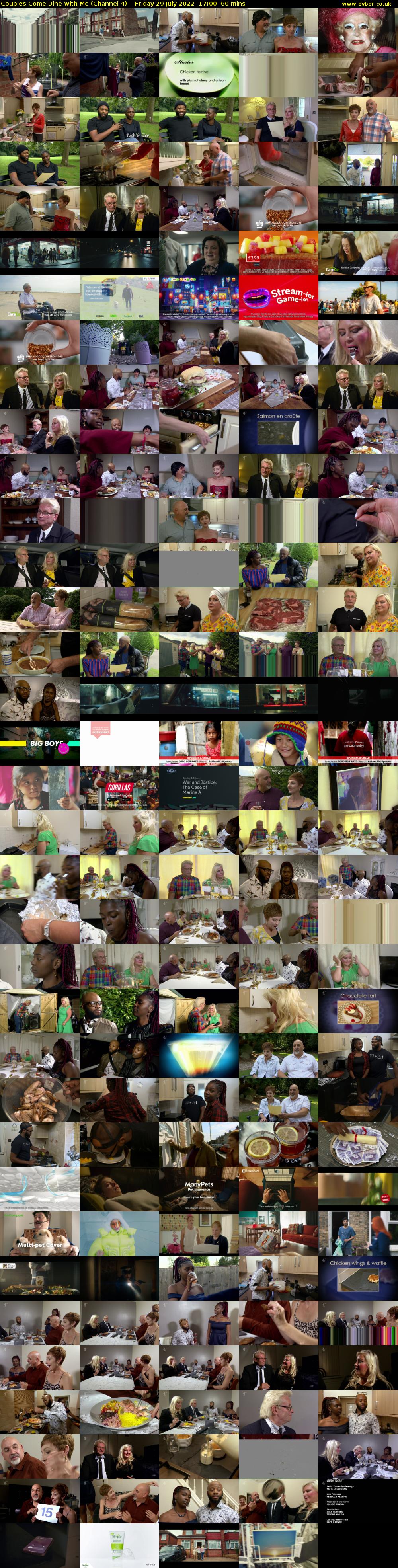Couples Come Dine with Me (Channel 4) Friday 29 July 2022 17:00 - 18:00
