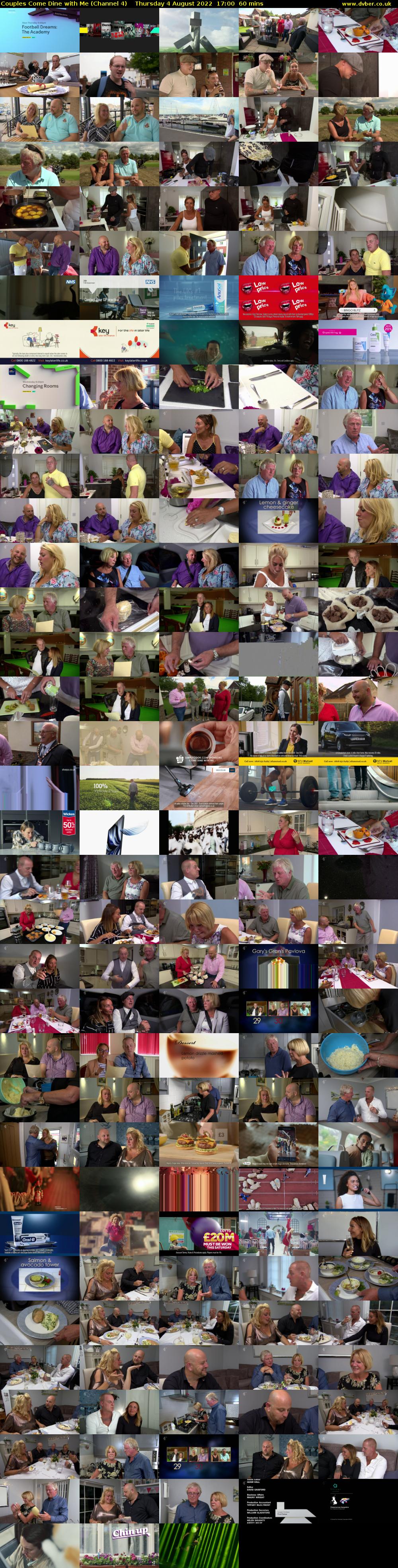 Couples Come Dine with Me (Channel 4) Thursday 4 August 2022 17:00 - 18:00
