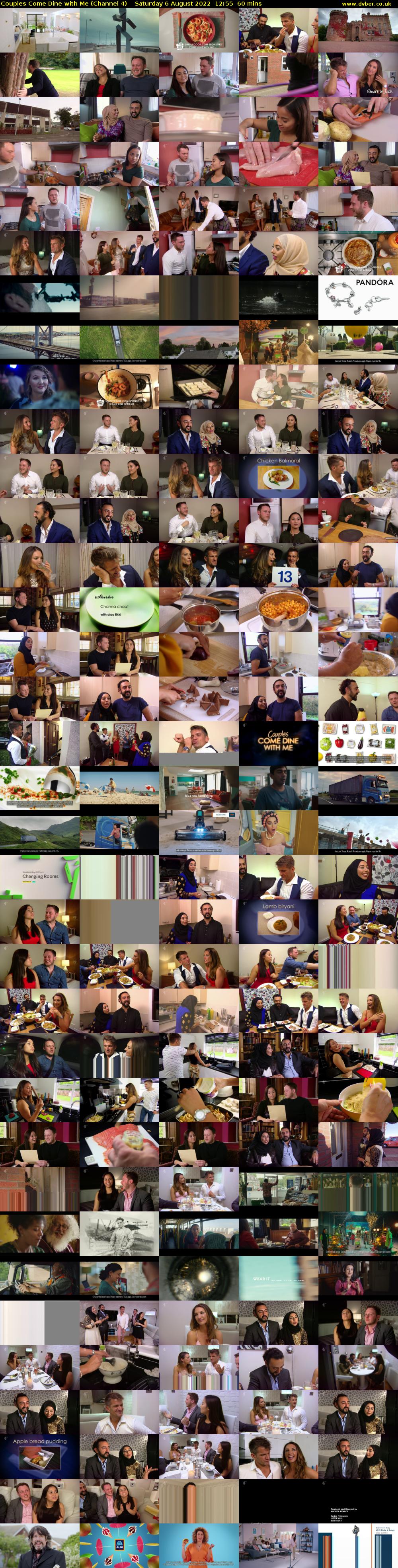 Couples Come Dine with Me (Channel 4) Saturday 6 August 2022 12:55 - 13:55