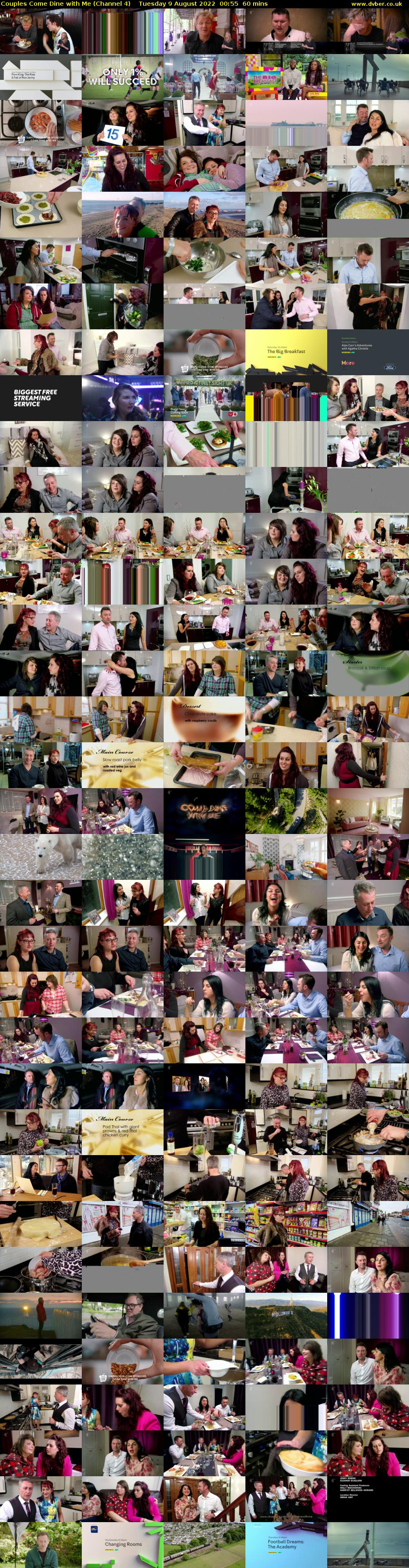 Couples Come Dine with Me (Channel 4) Tuesday 9 August 2022 00:55 - 01:55