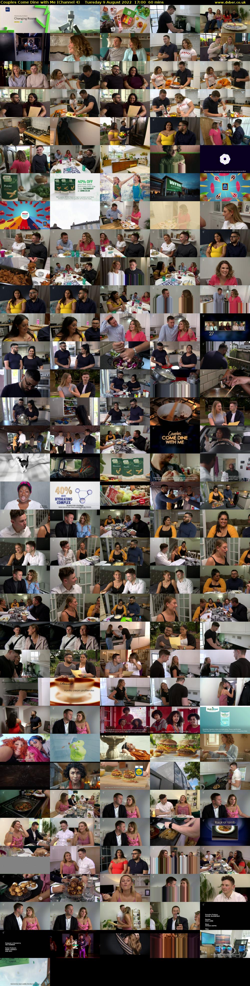 Couples Come Dine with Me (Channel 4) Tuesday 9 August 2022 17:00 - 18:00