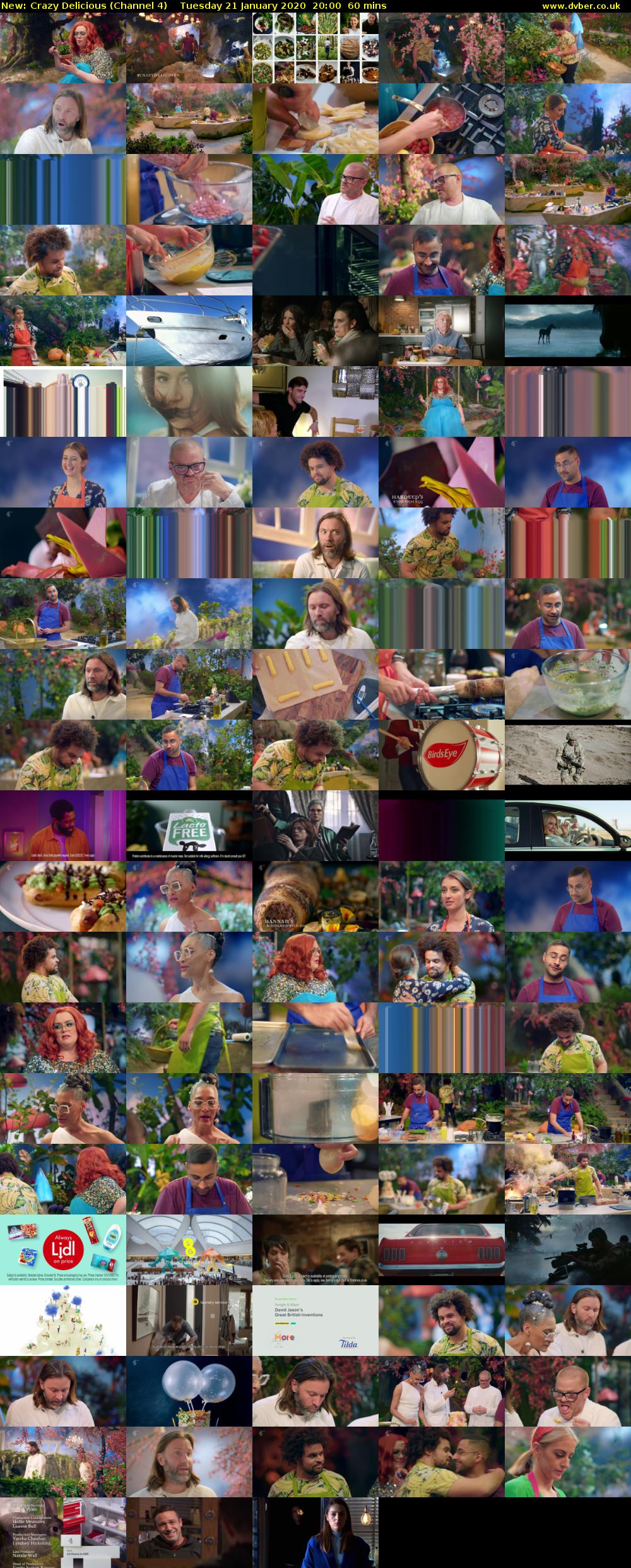 Crazy Delicious (Channel 4) Tuesday 21 January 2020 20:00 - 21:00