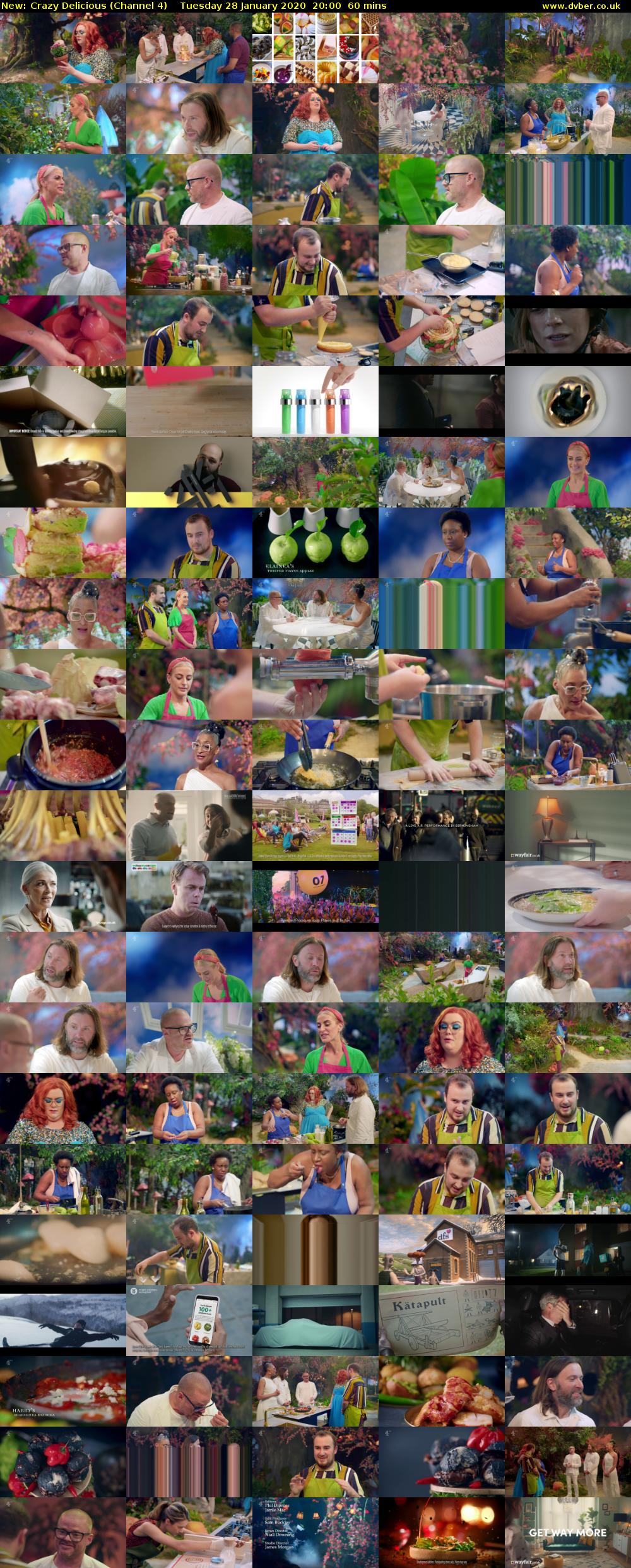 Crazy Delicious (Channel 4) Tuesday 28 January 2020 20:00 - 21:00