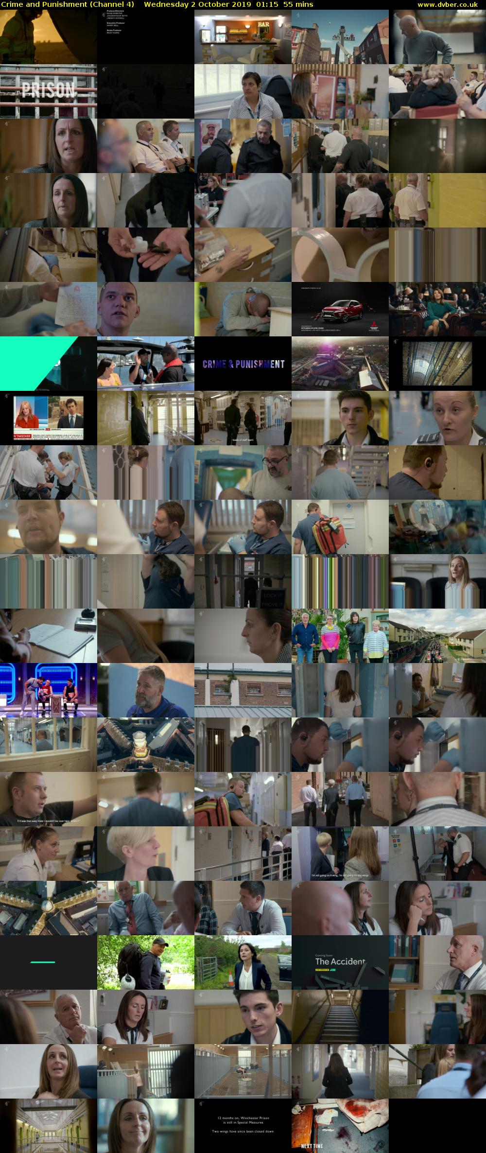 Crime and Punishment (Channel 4) Wednesday 2 October 2019 01:15 - 02:10