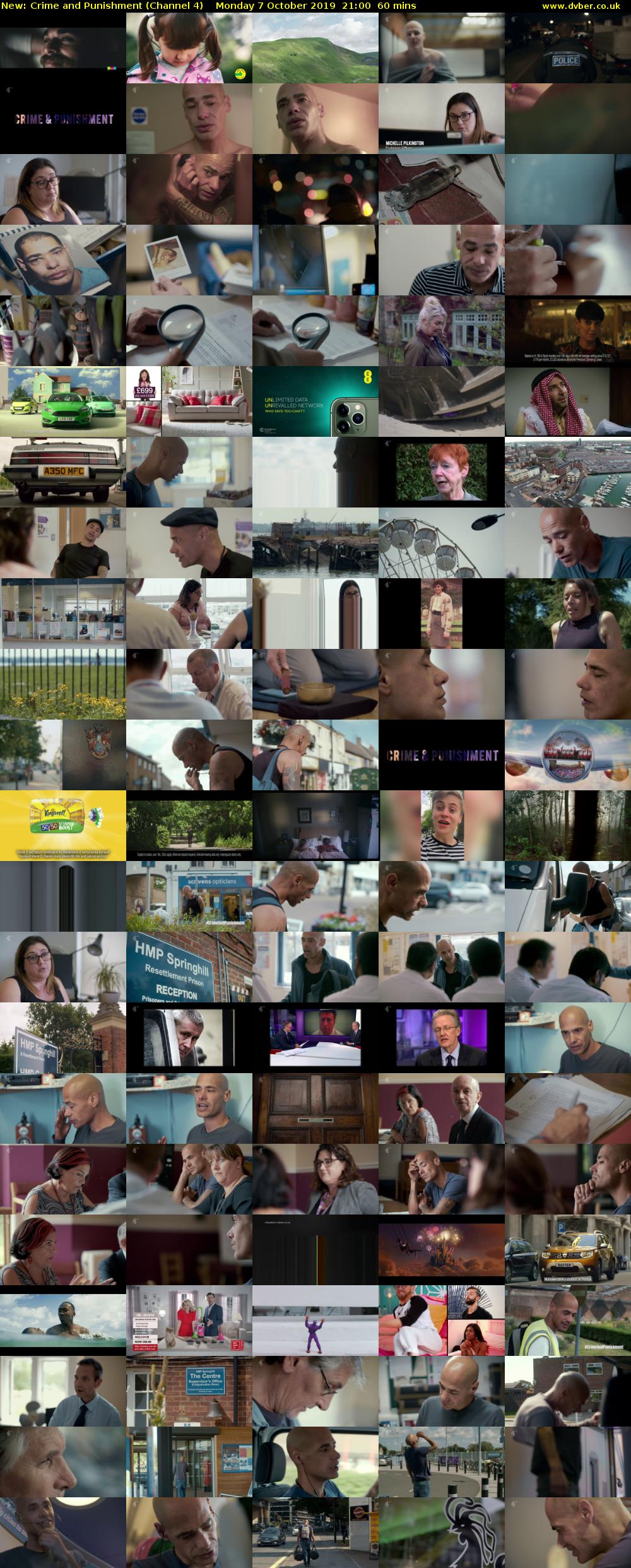 Crime and Punishment (Channel 4) Monday 7 October 2019 21:00 - 22:00
