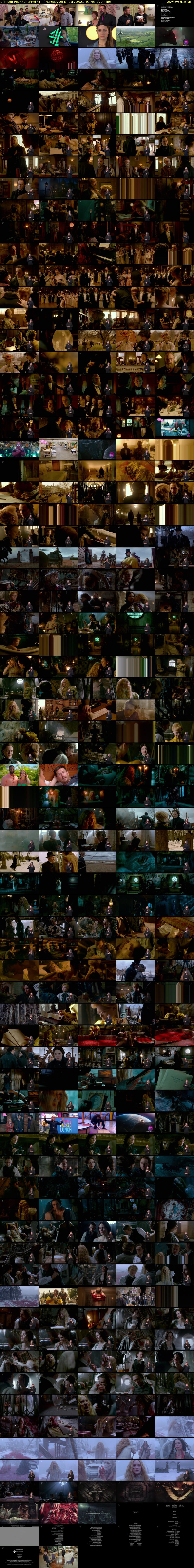 Crimson Peak (Channel 4) Thursday 28 January 2021 01:45 - 03:45
