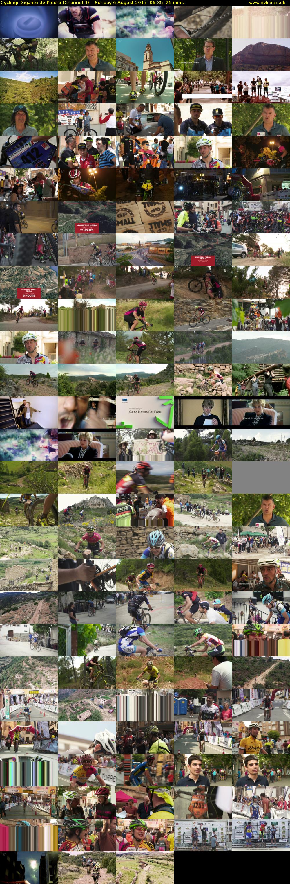 Cycling: Gigante de Piedra (Channel 4) Sunday 6 August 2017 06:35 - 07:00