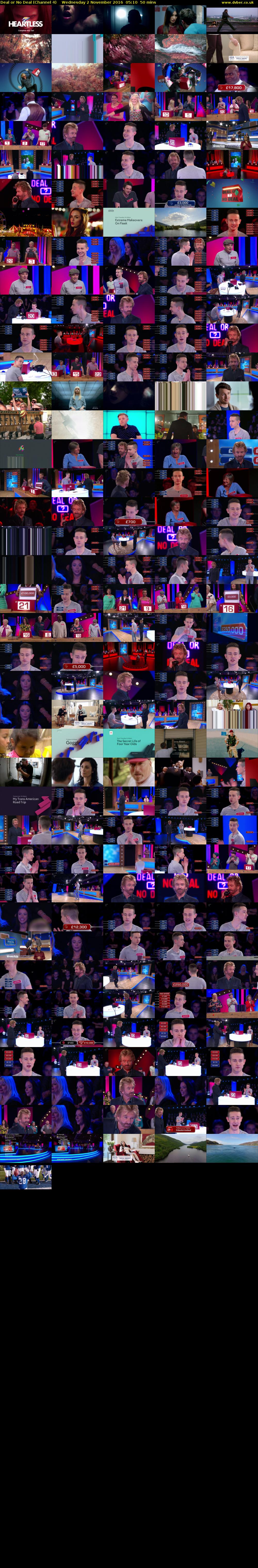 Deal or No Deal (Channel 4) Wednesday 2 November 2016 05:10 - 06:00