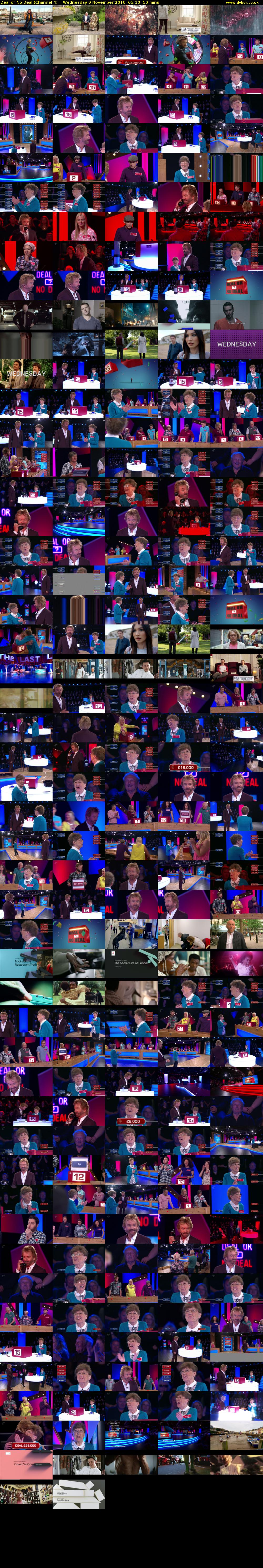 Deal or No Deal (Channel 4) Wednesday 9 November 2016 05:10 - 06:00