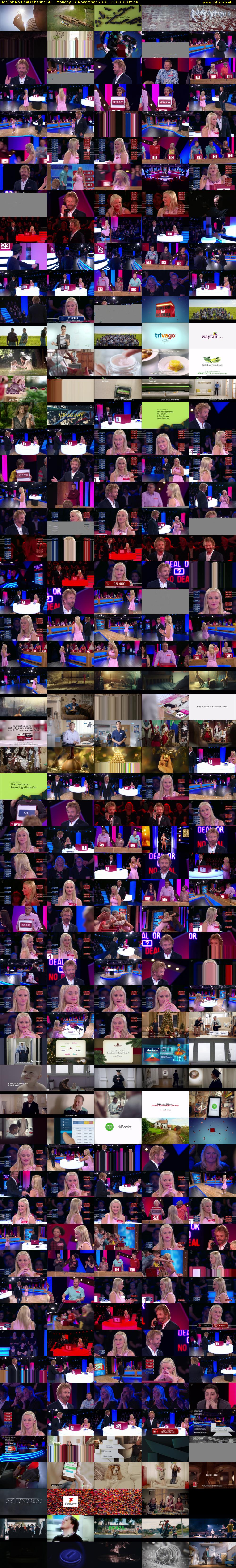 Deal or No Deal (Channel 4) Monday 14 November 2016 15:00 - 16:00