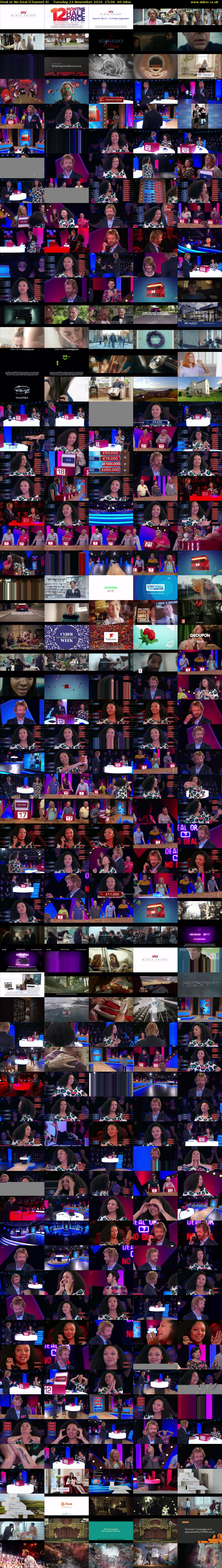 Deal or No Deal (Channel 4) Tuesday 22 November 2016 15:00 - 16:00