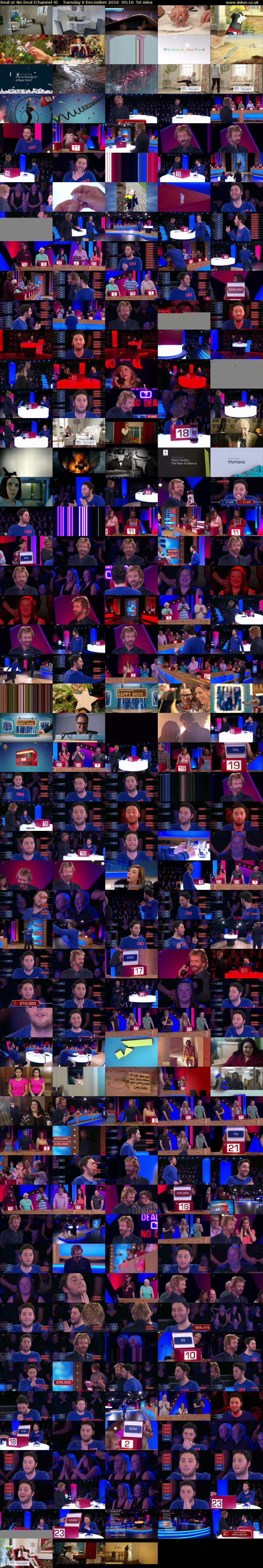 Deal or No Deal (Channel 4) Tuesday 6 December 2016 05:10 - 06:00