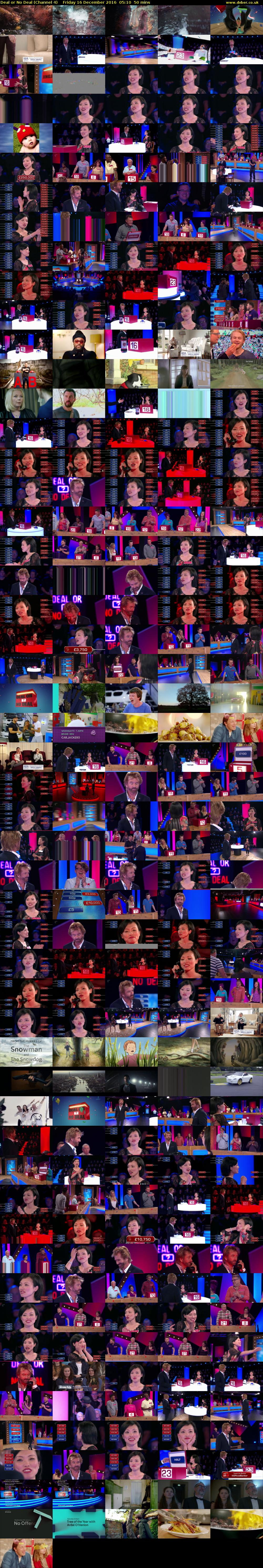 Deal or No Deal (Channel 4) Friday 16 December 2016 05:10 - 06:00
