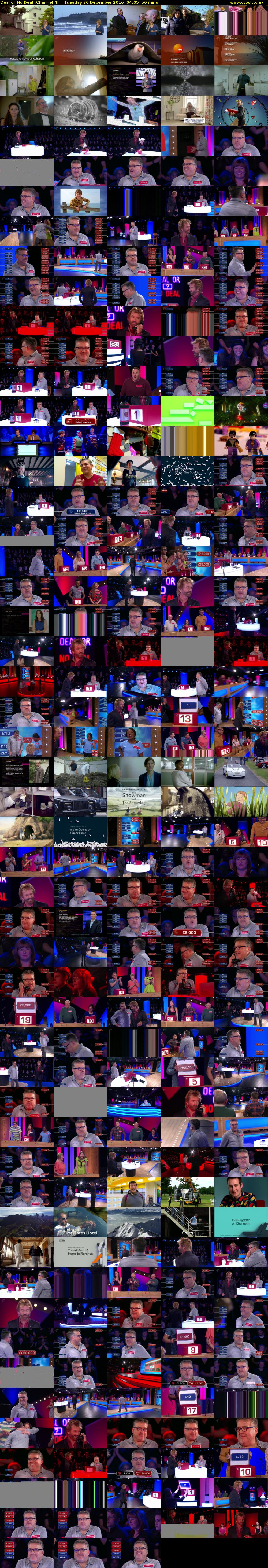 Deal or No Deal (Channel 4) Tuesday 20 December 2016 04:05 - 04:55