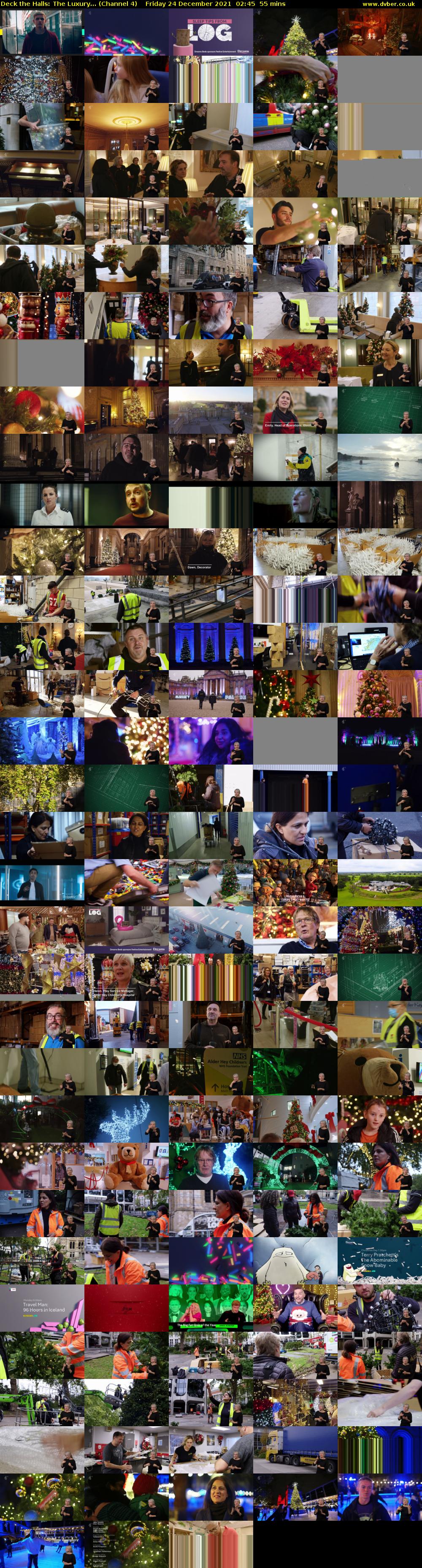 Deck the Halls: The Luxury... (Channel 4) Friday 24 December 2021 02:45 - 03:40