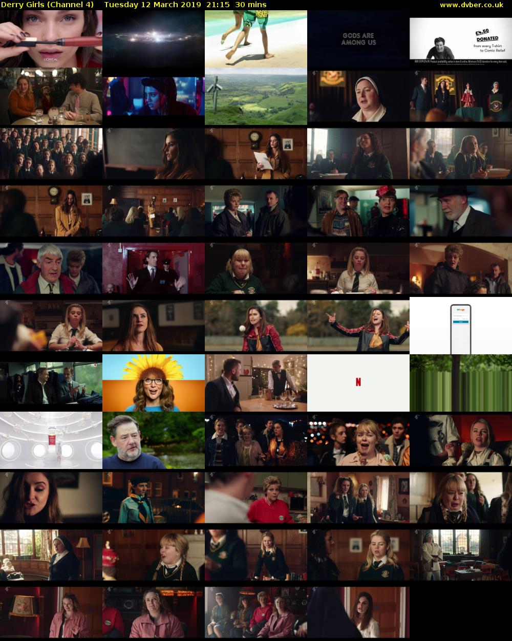 Derry Girls (Channel 4) Tuesday 12 March 2019 21:15 - 21:45