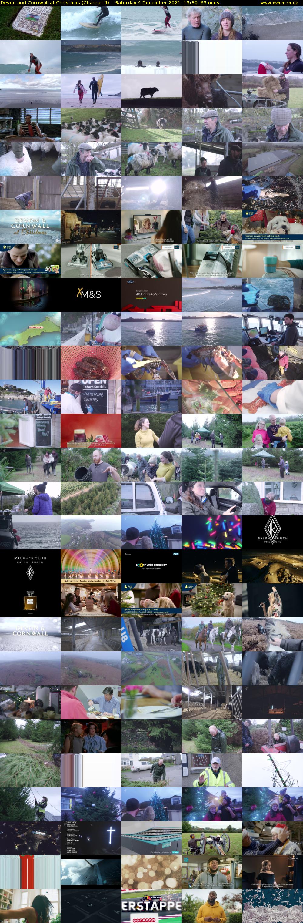 Devon and Cornwall at Christmas (Channel 4) Saturday 4 December 2021 15:30 - 16:35