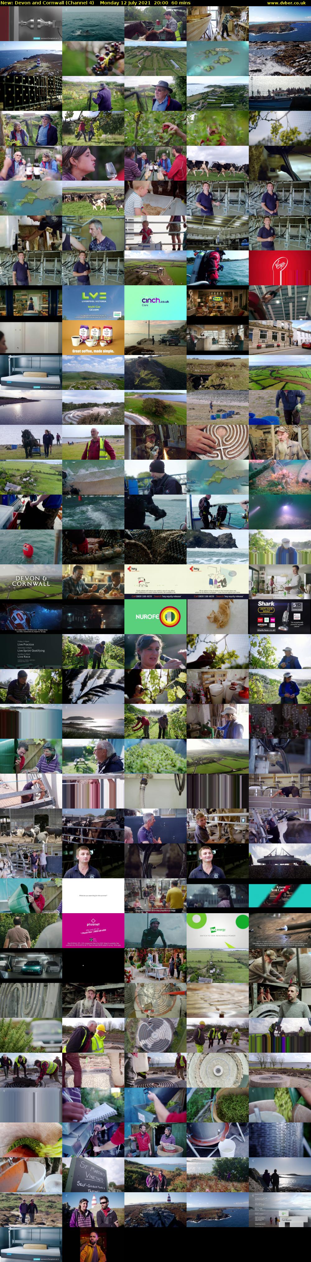 Devon and Cornwall (Channel 4) Monday 12 July 2021 20:00 - 21:00
