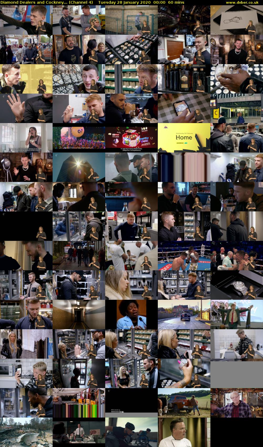 Diamond Dealers and Cockney... (Channel 4) Tuesday 28 January 2020 00:00 - 01:00