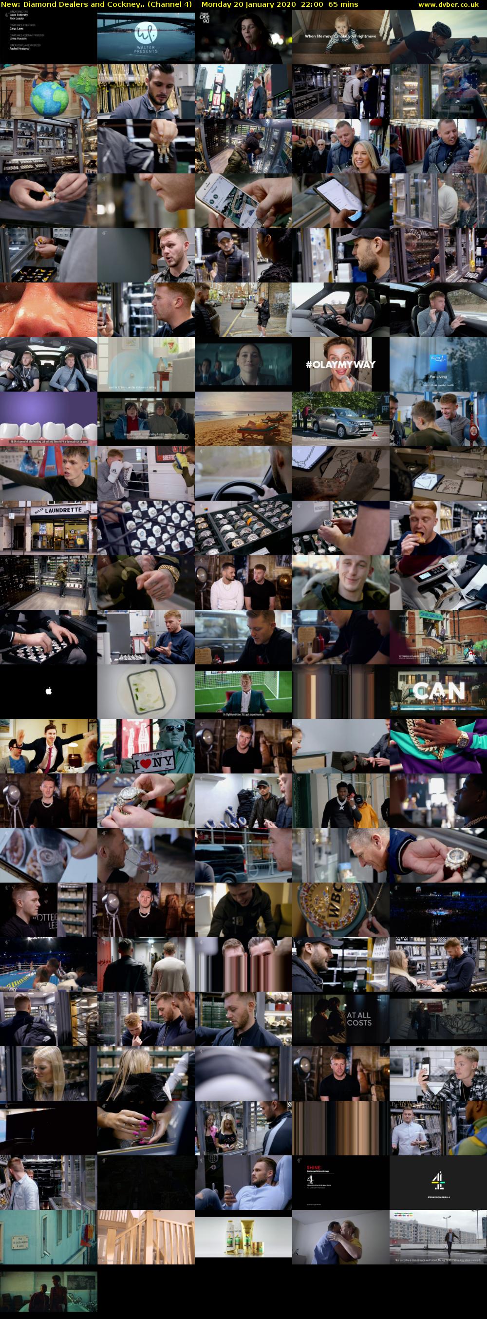Diamond Dealers and Cockney.. (Channel 4) Monday 20 January 2020 22:00 - 23:05