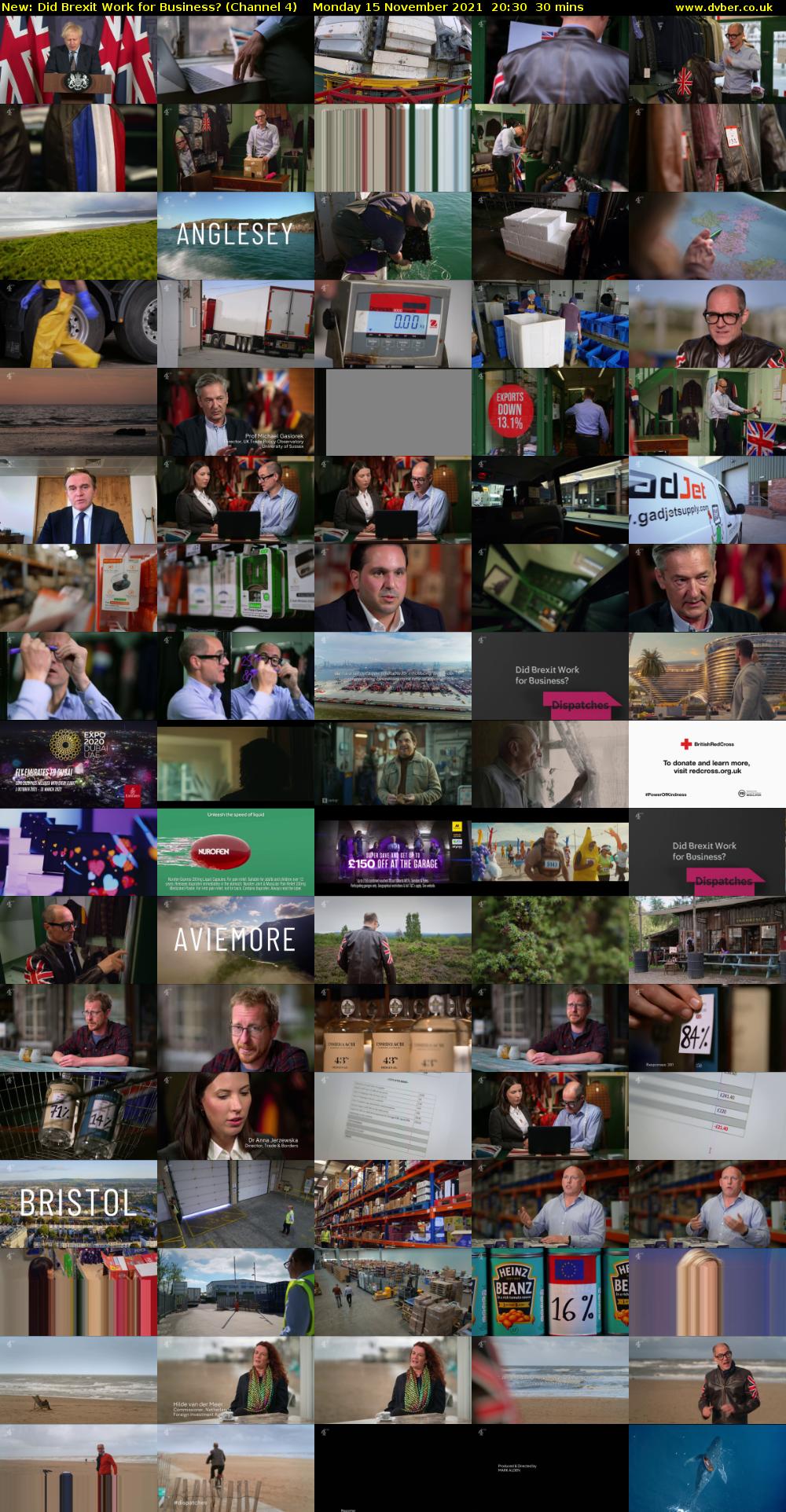 Did Brexit Work for Business? (Channel 4) Monday 15 November 2021 20:30 - 21:00