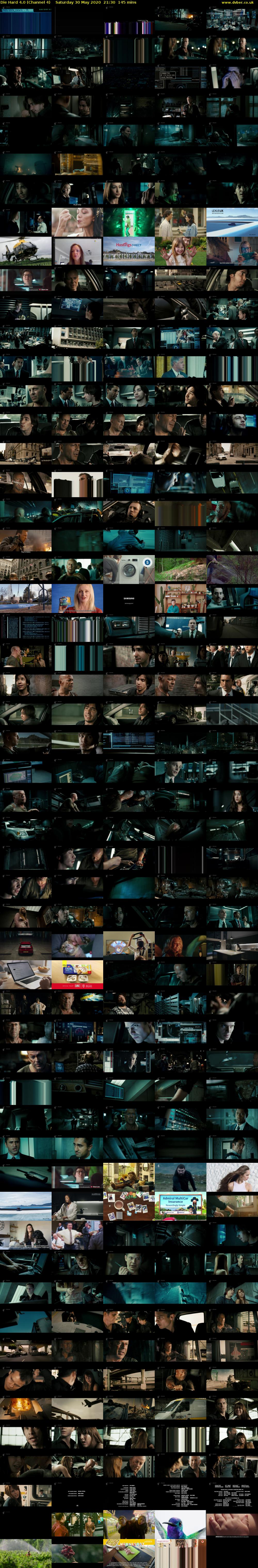 Die Hard 4.0 (Channel 4) Saturday 30 May 2020 21:30 - 23:55