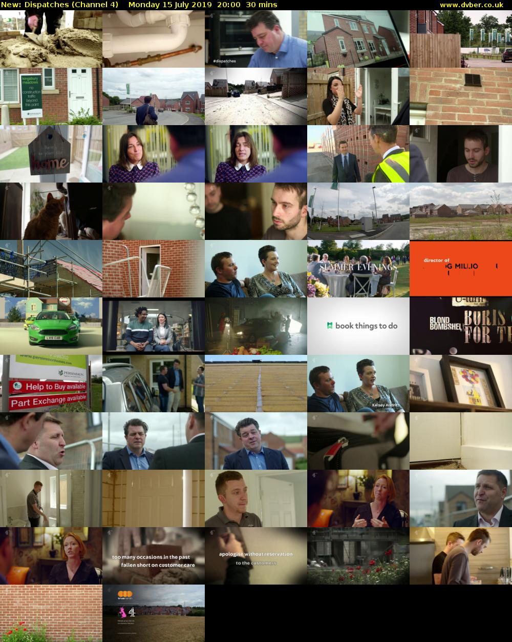 Dispatches (Channel 4) Monday 15 July 2019 20:00 - 20:30