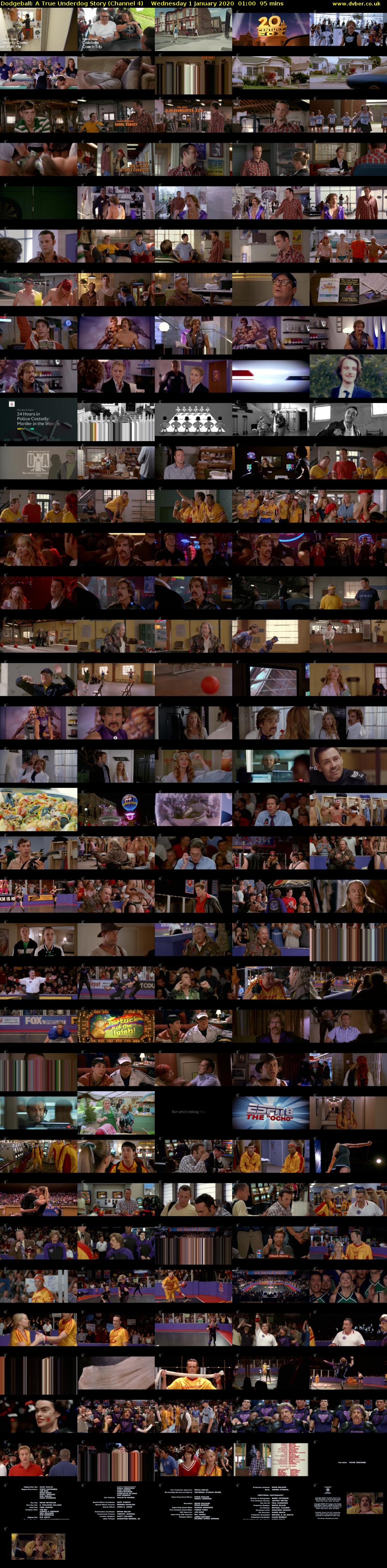 Dodgeball: A True Underdog Story (Channel 4) Wednesday 1 January 2020 01:00 - 02:35