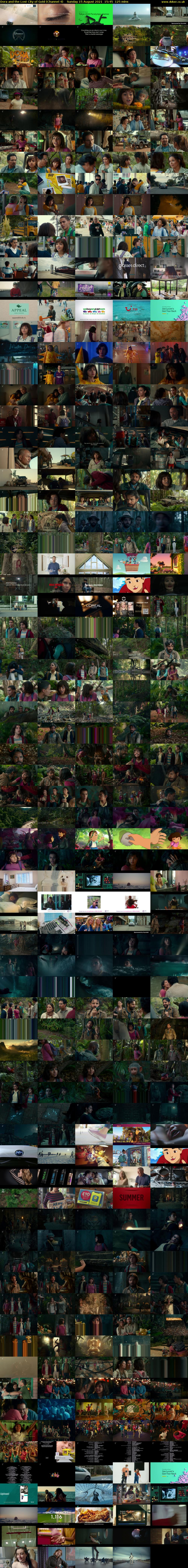 Dora and the Lost City of Gold (Channel 4) Sunday 15 August 2021 15:45 - 17:50