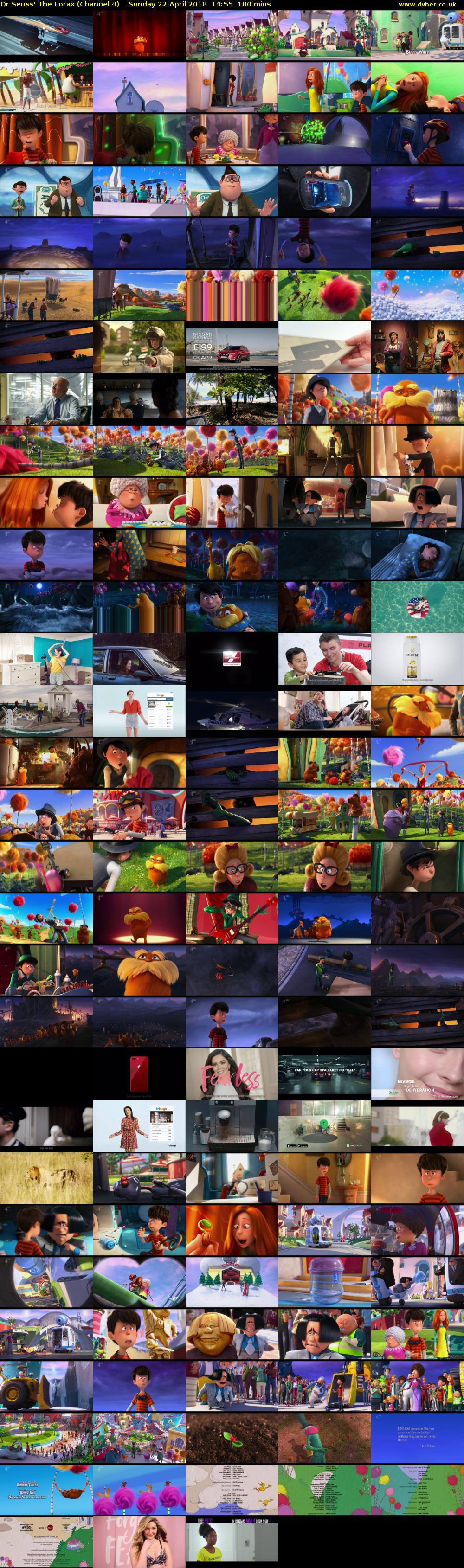 Dr Seuss' The Lorax (Channel 4) Sunday 22 April 2018 14:55 - 16:35