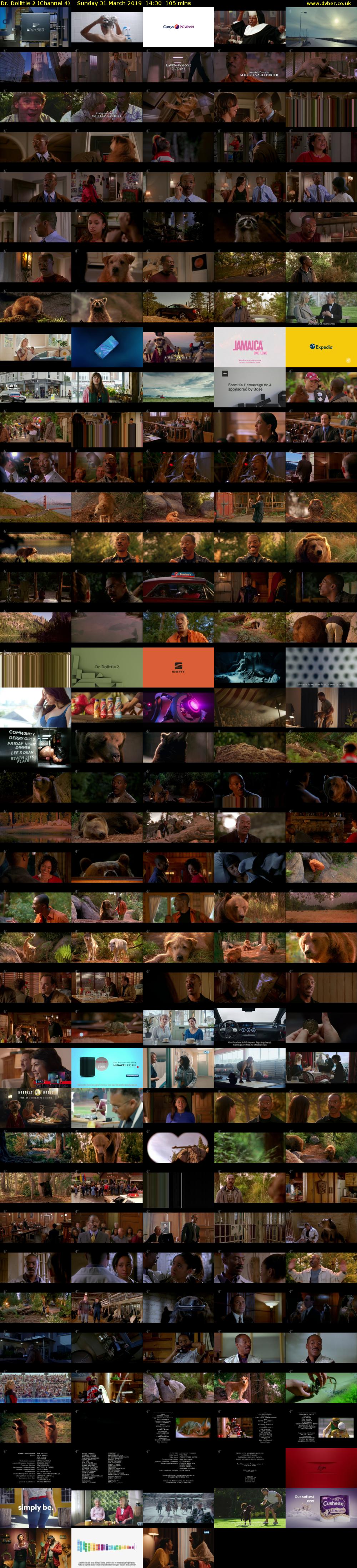 Dr. Dolittle 2 (Channel 4) Sunday 31 March 2019 14:30 - 16:15