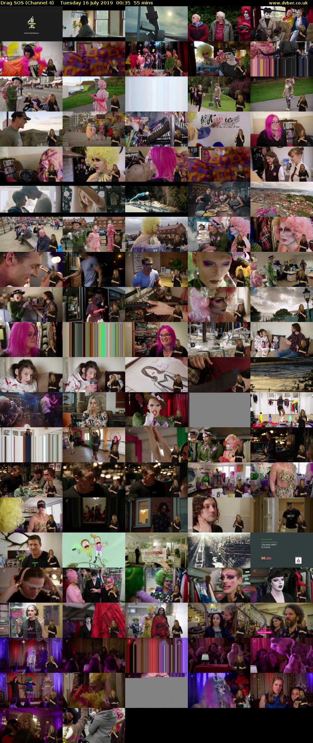 Drag SOS (Channel 4) Tuesday 16 July 2019 00:35 - 01:30