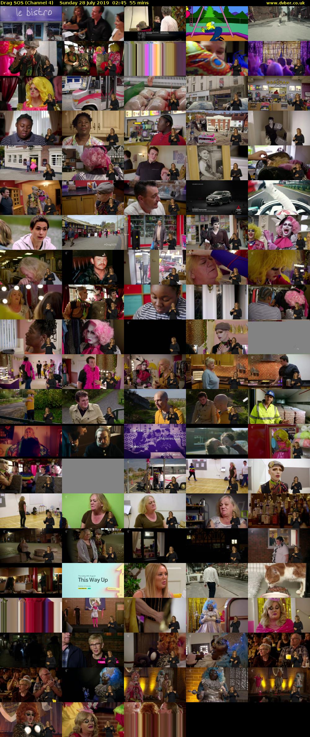 Drag SOS (Channel 4) Sunday 28 July 2019 02:45 - 03:40